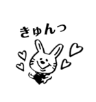 モノトーン♡くま♡うさぎ（個別スタンプ：31）