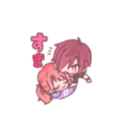 ゆめかわちゃんと彼氏ちゃん（個別スタンプ：16）