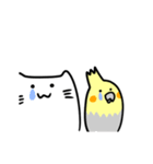 まったり猫としっかりオカメ（個別スタンプ：5）