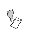 まったり猫としっかりオカメ（個別スタンプ：35）