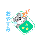 毎日使える！もふもふ犬❤️＊シュナウザー（個別スタンプ：3）