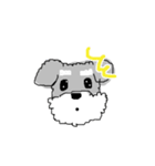 毎日使える！もふもふ犬❤️＊シュナウザー（個別スタンプ：14）