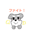 毎日使える！もふもふ犬❤️＊シュナウザー（個別スタンプ：16）