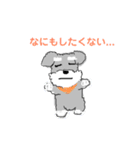 毎日使える！もふもふ犬❤️＊シュナウザー（個別スタンプ：32）