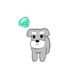 毎日使える！もふもふ犬❤️＊シュナウザー（個別スタンプ：33）