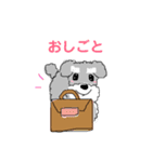 毎日使える！もふもふ犬❤️＊シュナウザー（個別スタンプ：35）
