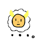 動物のスタンプ（文字入り）（個別スタンプ：8）