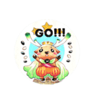 シカと囲碁？（個別スタンプ：1）