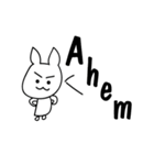耳の短いウサギ :とみ(tomi)（個別スタンプ：4）