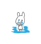 耳の短いウサギ :とみ(tomi)（個別スタンプ：5）