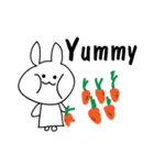 耳の短いウサギ :とみ(tomi)（個別スタンプ：6）