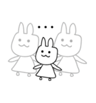 耳の短いウサギ :とみ(tomi)（個別スタンプ：17）