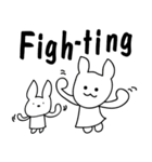 耳の短いウサギ :とみ(tomi)（個別スタンプ：24）