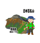 日本百名山 登山男子 関東尾瀬0122d（個別スタンプ：1）