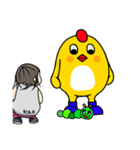 かお＆ぴっぴ（個別スタンプ：4）