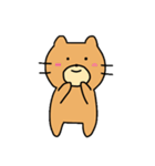 楽しいねこぐま（個別スタンプ：1）