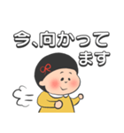 デカ文字女の子ver.（個別スタンプ：36）