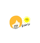 からふる おんなのこ。（個別スタンプ：3）
