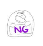 ひとつめゆうれいの日常。（個別スタンプ：4）
