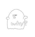 ひとつめゆうれいの日常。（個別スタンプ：7）