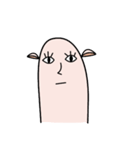 ゆるゆるなアルパカ（個別スタンプ：7）