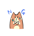 もっちりまったりわんこ（個別スタンプ：3）