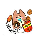もっちりまったりわんこ（個別スタンプ：37）