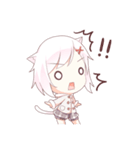 ふたごのしろねこ・冬（個別スタンプ：40）