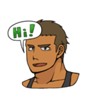 タンクトップ男子（個別スタンプ：1）
