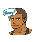 タンクトップ男子（個別スタンプ：4）