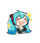 初音ミク＆巡音ルカスタンプby.マスもふ（個別スタンプ：23）