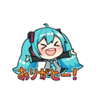 初音ミク＆巡音ルカスタンプby.マスもふ（個別スタンプ：31）