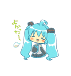 初音ミクちゃんのスタンプ（個別スタンプ：34）