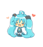 初音ミクちゃんのスタンプ（個別スタンプ：35）