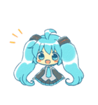 初音ミクちゃんのスタンプ（個別スタンプ：37）