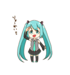 かわいい初音ミクスタンプ（個別スタンプ：3）