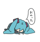 初音ミク一言レス（個別スタンプ：10）