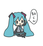 初音ミク一言レス（個別スタンプ：12）