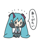 初音ミク一言レス（個別スタンプ：13）