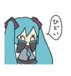 初音ミク一言レス（個別スタンプ：26）