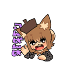 ゲーム大好き動物さん（個別スタンプ：1）