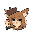 ゲーム大好き動物さん（個別スタンプ：4）