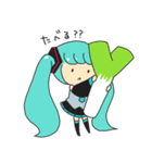 ゆるりと初音ミク（個別スタンプ：2）