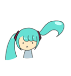 ゆるりと初音ミク（個別スタンプ：8）