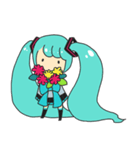 ゆるりと初音ミク（個別スタンプ：15）