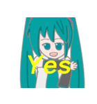 初音ミク ミクダヨー スタンプ（個別スタンプ：8）