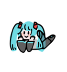 初音ミクな彼女たち（個別スタンプ：16）