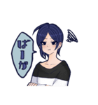 青髪女の子のすたんぷ（個別スタンプ：16）