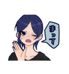 青髪女の子のすたんぷ（個別スタンプ：17）