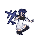 青髪女の子のすたんぷ（個別スタンプ：22）